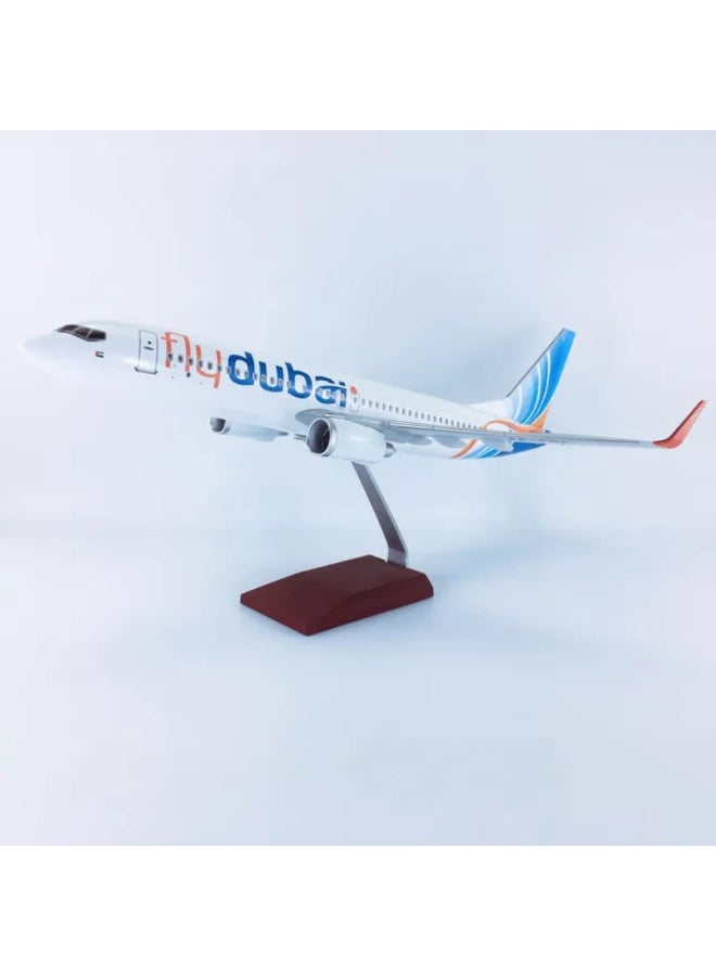 Fly Dubai 47cm   Aircraft Model Plane Model Diecast Resin Model Airplanes Collection Display Gifts - Image 5